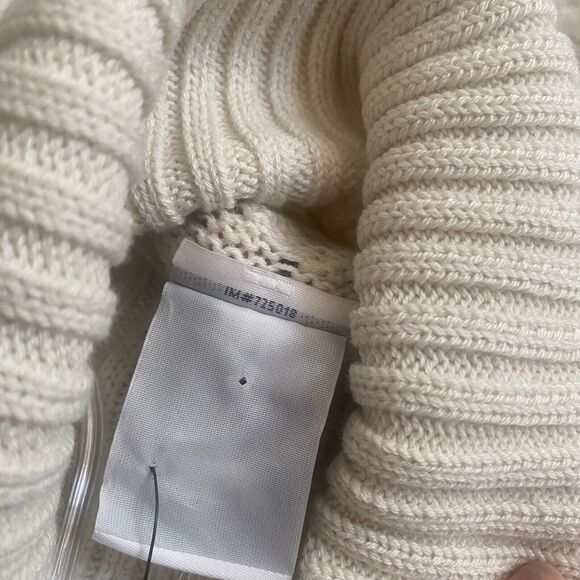 Nike Men's Life Cable Knit Turtleneck Sweater Light Bone FB7770-072 Size Small - Picture 9 of 16